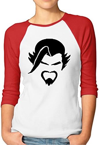 Women's Overwatch Hanzo Stencil Baseball Tee Classical T Shirt Printing