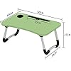 Laptop-Bed-TablePortable-Lap-DeskNotebook-Stand-Reading-HolderNotebook-Table-Dorm-Desk-with-Foldable-Legs-Cup-Slotfor-Eating-BreakfastReadingWatching-Movie-on-BedSofa60-x-40cmGreen Laptop Bed Table,Portable Lap Desk,Notebook Stand Reading Holder,Notebook Table Dorm Desk with Foldable Legs & Cup Slot…
