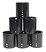 Diane 2.5-Inch Magnetic Hair Rollers, Secure Hold for Curls and Volume, Ideal for Styling with Pins, Picks, or Clips, Easy to Clean and Maintain, Black, 6 Count