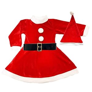 Disfraz de Mama Noel para Niña, Varias Tallas
