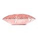 Kevin Textile Sequins Decorative Cushion Cover Glitzy Sequin & Comfy Satin Solid Throw Pillow Cover 18 Inch Square Pillow Case, Hidden Zipper Design, (2 Cover Packs Pink)
