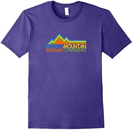 Mens Official Rocky Mountain Reseller Conference '17 Shirt Large Purple