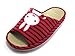 KW3102ST/House Slippers Arch Support Wide Width Natural Bamboo Insole Rabbit Indoor use Slippers