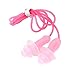Natuworld 5Pcs Multicolor Silicone Gel Corded String Ear Plugs for Swimming