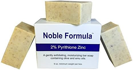 Noble Formula 2% Pyrithione Zinc (Znp) Bar Soap 3 Oz Each, - Hand Crafted in the Usa, Especially Formulated for Those with Psoriasis, Eczema, Dry and Sensitive Skin by Noble Formula