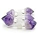 Boone's Mill | Gemstone Bottle Stopper with Glass Base | Amethyst Point | Purple