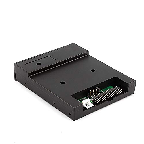 CLAUKING USB External Floppy Disk Drive, 3.5" Floppy & Tape Drives 1.44MB Sfr1m44-u100k Updated Version USB Flash Disk Floppy Drive Emulator with Screws Black - Thumbnail 2