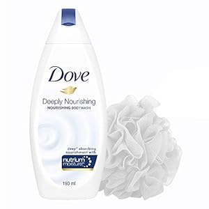 Dove Deeply Nourishing Body Wash, With Moisturisers For Softer, Smoother Skin, 250 ml