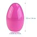 Unomor Jumbo Plastic Easter Eggs Containers for Filling Specific Treats, Easter Party Favor, Easter Eggs Hunt, Basket Stuffers Filler, Classroom Prize Supplies, Assorted Colors, Pack of 12