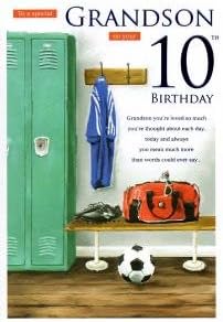 IC&G Boy's 10th Birthday Card