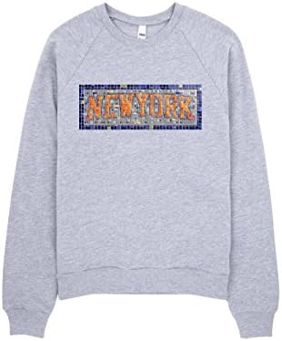 New York Mosaic Sweatshirt (Sport Grey, Small)