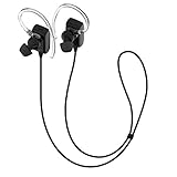 GLCON GS-06 Mini Sports Sweatproof Wireless Stereo Bluetooth 4.0 Headset for Bluetooth Enabled Devices - Retail Package - Black