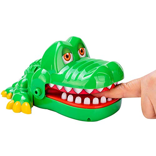 iShyan Crocodile Teeth Toys Game for Kids, Crocodile Biting Finger