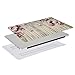 MOSISO MacBook Air 13 inch Case(A1369 A1466, Older Version 2010-2017 Release),Plastic Flower Pattern Hard Shell&Keyboard Cover&Screen Protector Only Compatible with MacBook Air 13, Wooden Butterfly