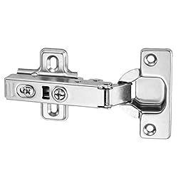 KIMDOT 20PCS Full Overlay Frameless Cabinet Hinges