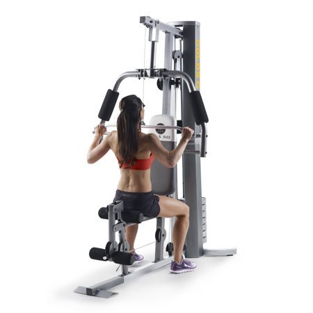 Golds-Gym-XRS-50-Home-Gym-with-High-and-Low-Pulley-System