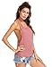 SweatyRocks Women’s Sleeveless Flowy Loose Fit Racerback Yoga Workout Tank Top Large Pinkthumb 2