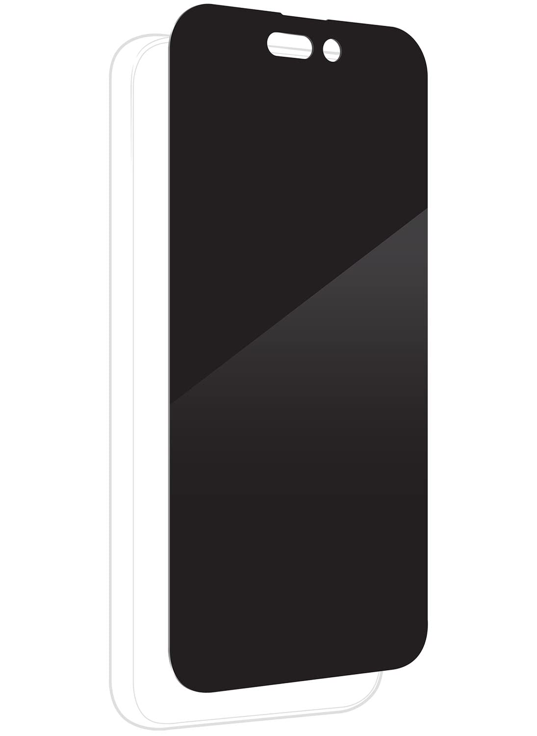 ZAGG InvisibleShield Glass Elite Privacy Screen Protector for iPhone 14 Pro, Shockproof, Scratch Resistant, Organic, Anti-Microbial, (Clear)