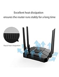 ?2019 Newest? Smart WiFi Router AC1200 Dual Band Gigabit Router High Speed Wireless Internet Router with USB 2.0 & SD Card Ports for Home Office Gaming