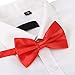Red Bow Tie for Men Halloween Costume Bowties Bowtie