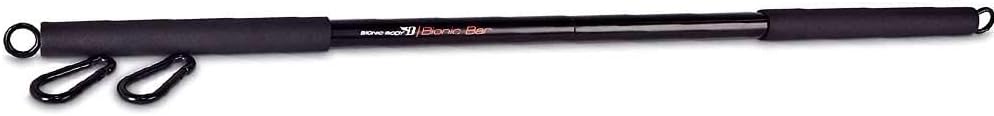 Bionic Body Workout Bar – Fits All Resistance Bands with Clip, 36 Inches Long BBEB-020, Black, 2.00 x 3.25 x 21.00 inches : Sports & Outdoors