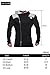 EU Men's Fitness Gym Workout Active Muscle Bodybuilding Zip Jackets Hoodie Black Grey Medium