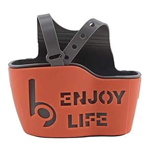 Weiy Verwijderbare reinigingsopbergmand hangende mand afvoerrek voor thuisgebruik,Oranje