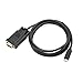 ITD ITANDA USB-C to VGA Cable (1.8m / 6ft), Thunderbolt 3 Type C to VGA Male Converter for New MacBook Google Chromebook Pixel,XPS 13 15