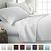 Park Hotel Collection Luxury Soft Brushed 2100 Series Microfiber Sheet Set - Hypoallergenic - California King - White