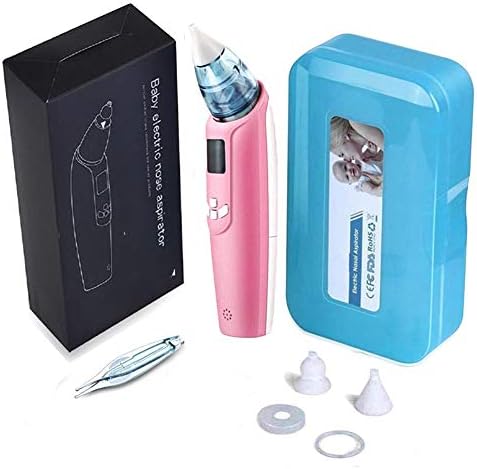 商品追加値下げ在庫復活 Boxym 鼻吸い器 電動 鼻水吸引器 ベビー 赤ちゃん用 2つのノズル 日本語説明書電子版付き 持ち運び 3スピード調整 ピンク 人間工学 洗浄便利 0歳から7歳まで
