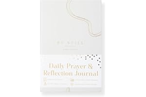 SHINE SPARKLE SLAY Prayer Journal for Men and Women: Daily KJV Scriptures for Reflection | 5.5x8" Bible Study & Prayer Tracker Tool | Ultimate Gift for Christian Women's Spiritual Growth & Devotional Journaling - White