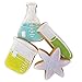 ComputerGear Science Cookie Cutters Chemistry Set, 4 Piece Stainless Steel- Includes Test Tube, Atom, Beaker, Flask