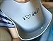 Stylish and Functional! Designer Waterproof Silicone Bibs, Easily Wipes Clean! BPA Free Soft Silicone Baby Bibs with Crumb Catcher Pocket! (Blue-Gray)