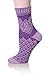 Velice Womens Cotton Vintage Style Crew Socks 5-pack (Style V-2), One Size