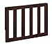 Storkcraft Toddler Guardrail, Espresso Safety Guard Rail for Convertible Crib & Toddler Bed