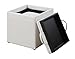 Designs4Comfort Park Avenue Single Ottoman with Stool and Reversible Tray