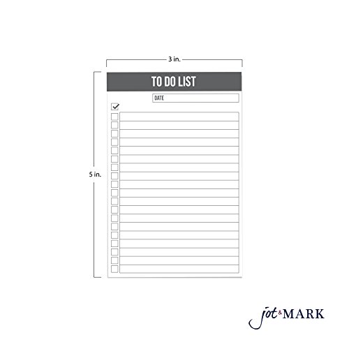 Jot & Mark To Do List 3x5 Inch Vertical Index Cards (Pack of 100