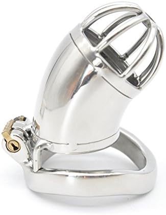 Gaogoo Stainless Steel Male Chasti-ty Device, Cage Length 60mm 5H-42 (50mm Ring)