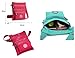 Govc Simple Lightweight Multi-pocket Waterproof Nylon Casual Shoulder Crossbody Bags Zipper Handbags (Black)