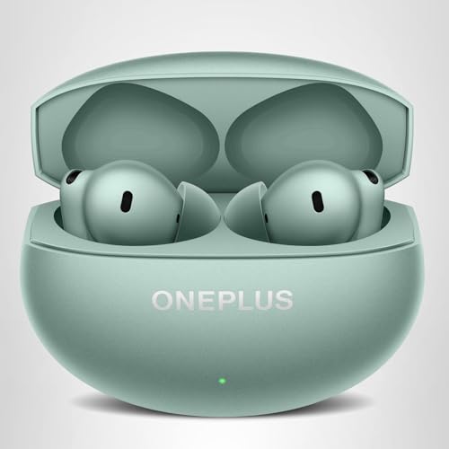 Auriculares inalámbricos Bluetooth OnePlus Buds 4, Zen Green, E513A, intrauditivos, verdaderamente inalámbricos con cancelación activa de ruido