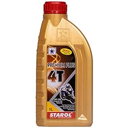 STAROL 4T Premium Plus 10W-40 Semi-Synthetic Engine Oil (API SM) for Bike (1 L)