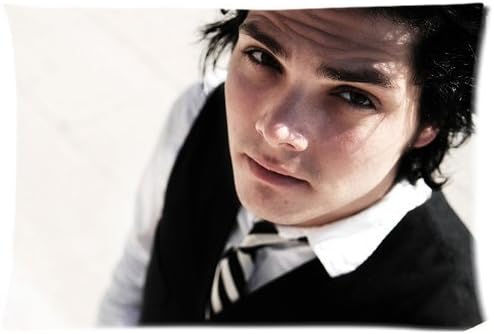 Gerard Way Custom Zippered Pillow Cases 20"x 30" (Twin sides)