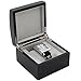 Tech Swiss Single Watch Box 1 Extra Large Watch Wood Removable Cushion (Black Finish)