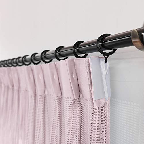 Macochico Pinch Pleated Medical Curtains Pink Privacy Cubicle Curtain for Hospital Medical Clinic SPA Lab Cubicle Curtain Room Divider,10ft Wide x 8ft Tall(1 Panel)