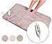 Serta | Ultra Soft Plush Electric Heated Warming Pad for Feet, Back, Waist, and Abdomen (Beige)