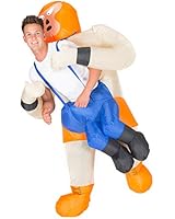 Bodysocks Adult Inflatable Wrestler Fancy Dress Costume