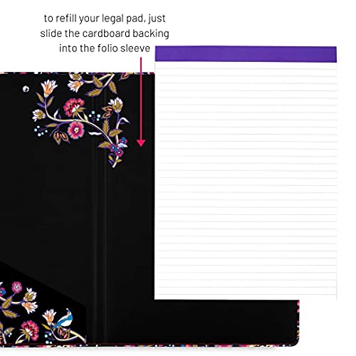 Vera Bradley Clipboard Folio with Refillable Lined Notepad, Padfolio