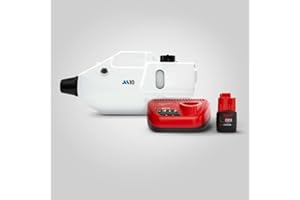 MedSchenker M10 1 Liter / 34 oz. Cordless Handheld Ultra-Low Volume Fogger, Compatible with Milwaukee M12 Batteries, for Indoor/Outdoor Use