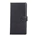 Wallet Case for OnePlus One, Turpro PU Leather Flip Cover Wallet Case with Stand and Card Holders for One Plus One (Black)