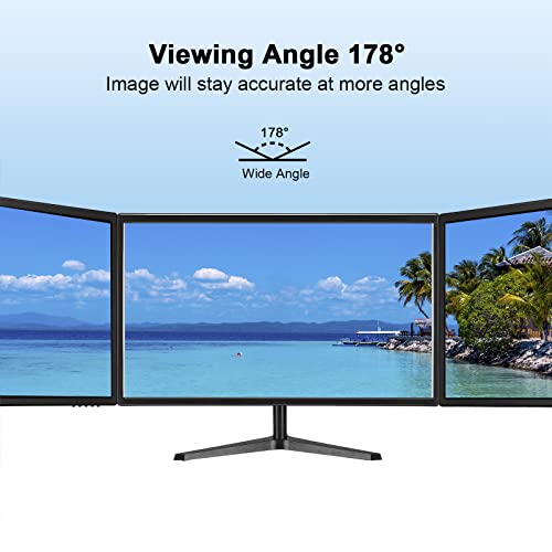 JOOPNE 24 inch Computer Monitor 1920 * 1080P Full HD 75Hz VESA Support